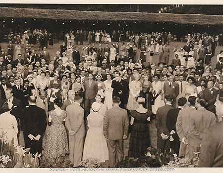 HM Queen Elizabeth’s visit to the Radella Club, Nanuoya 1954.