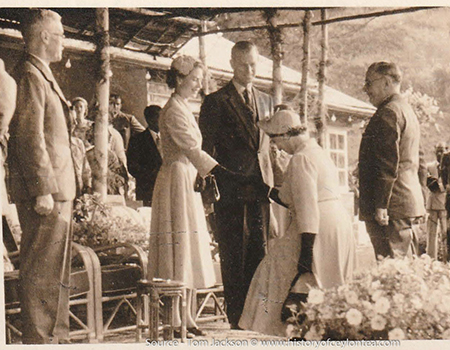 HM Queen Elizabeth’s visit to the Radella Club, Nanuoya 1954.