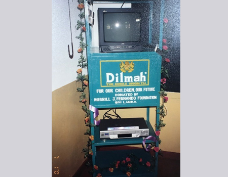(Pic # 13) TV's and video decks donated to the crèches by Merril J. Fernando Foundation