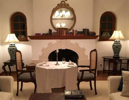 Enjoy dinner in the private dining room at Thotalagala.