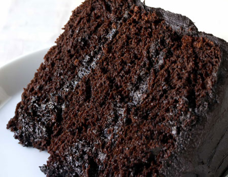 Rich Dark Chocolate Cake 