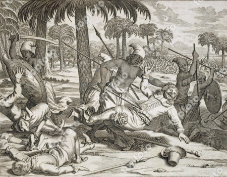 This killing of Coster, the first Dutch Governor of Ceylon