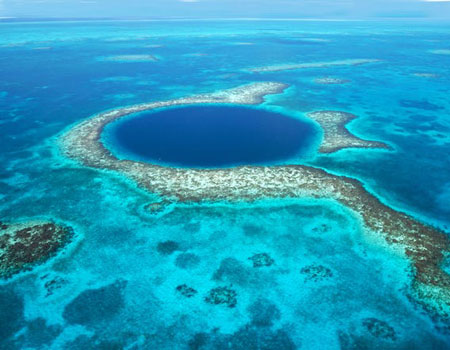 Off the eastern coast of Belize lies unparalleled dive sites – most famously the Blue Hole.