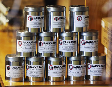 Some of the teas available from Rakkasan Tea Company in Dallas.
(Louis DeLuca/Staff Photographer)