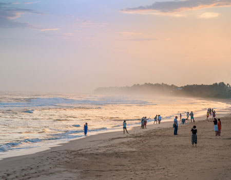 Koggala beach, where the brothers were orphaned in the 2004 tsunami Credit: pidjoe/pidjoe