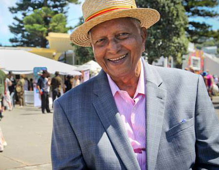 Dilmah Tea founder Merrill J. Fernando, pictured in Napier in 2017. Photo / File
