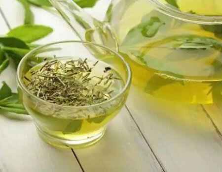 Green tea when consumed in large quantities can interfere with iron absorption from foods.