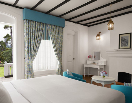 Jetwing St. Andrew's offers Superior Rooms (pictured), Deluxe Rooms, a Gem Suite and fours suites.