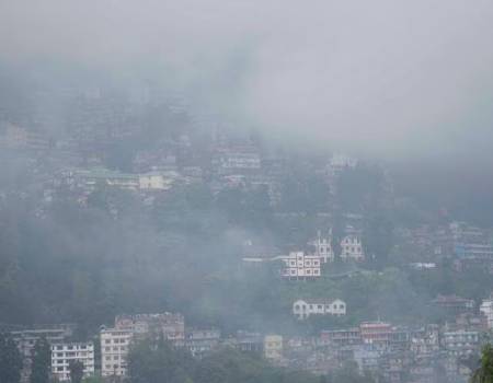 Darjeeling in West Bengal, India, is recording increased temperatures, drought and hailstorms as a result of climate change. Taniya Dutta / The National