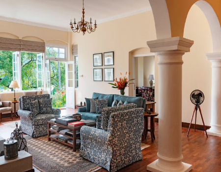 With the Ceylon Tea Trails, enjoy unrivalled comfort at the century-old Castlereagh Bungalow.