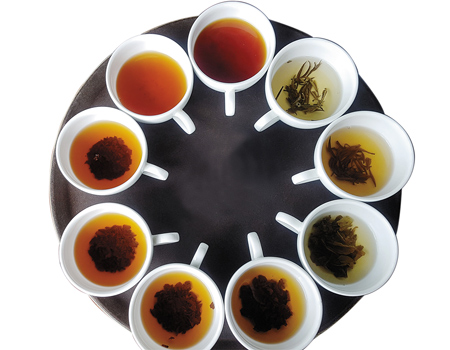 Different varieties of Ceylon tea Image: CourtesyKhursheed Dinshaw

