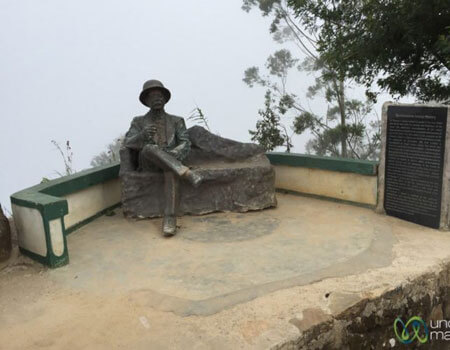 Where Lipton supposedly sat overlooking his tea plantations.