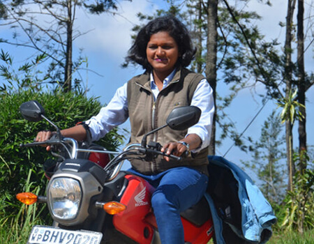 GIRL POWER: Assistant Superintendent Navoda Vijayangani from Alnwick Estate