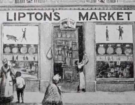 The first Lipton's store in Glasgow was to prove a model for future success 