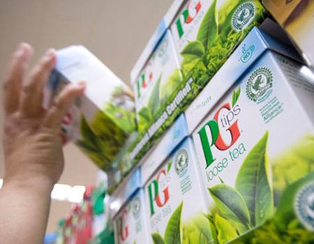 Unilever’s tea business includes PG Tips and Brooke Bond.