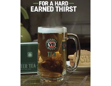 Get your hands around a cup of VB Tea.Source:Facebook