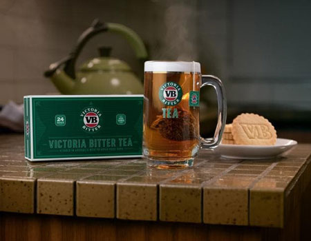 Grab yourself a nice hot cup of VB tea. Picture: FacebookSource:Supplied