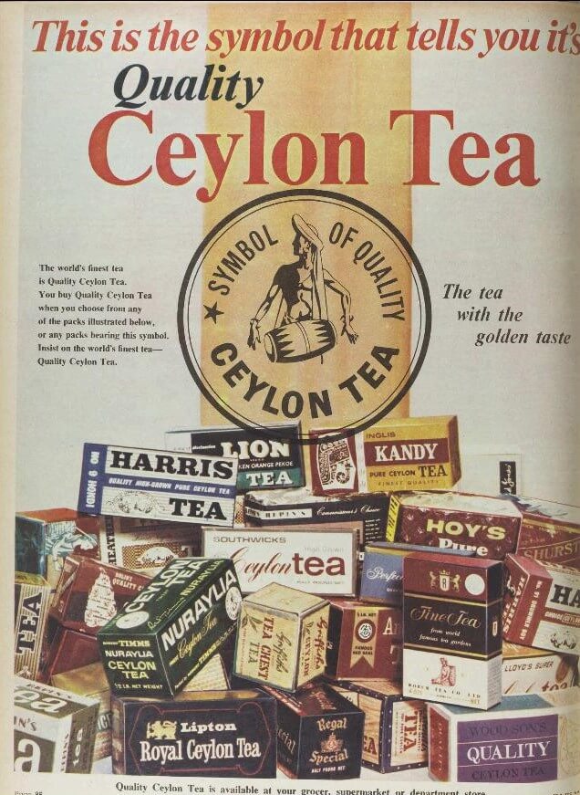 61.Ceylon Tea - This is the symbol that tells you it's Quality