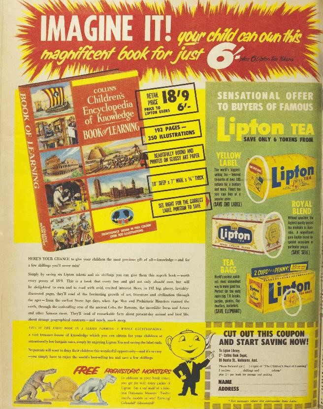 76.Lipton Children's Encyclopaedia Offer